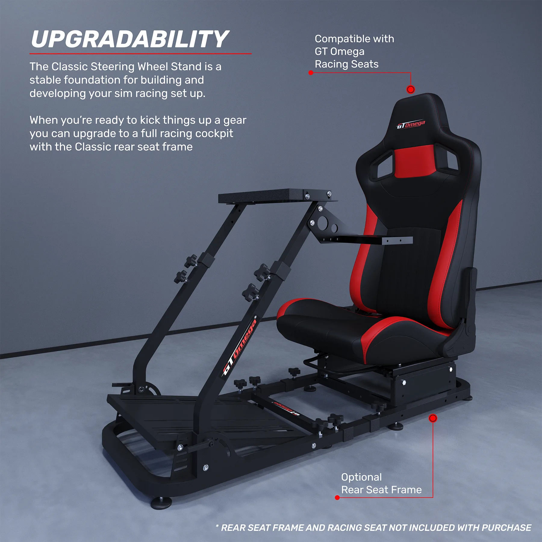 Classic Steering Wheel Stand for Sim Racing GT Omega – GT Omega USA