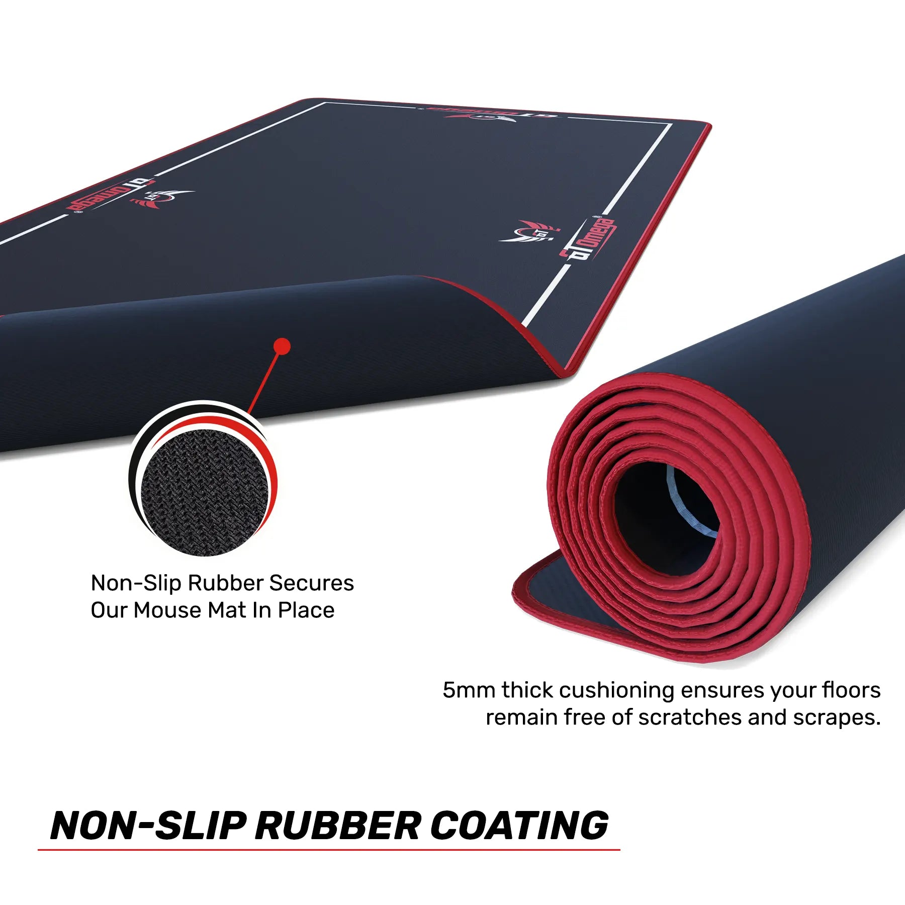 Simulator Floor Mat | Black Sim Racing Mat | GT Omega – GT Omega USA